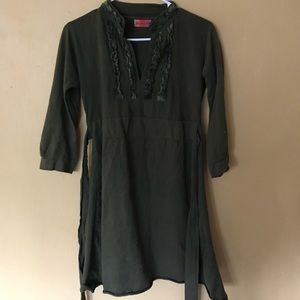 Olive Green Dress